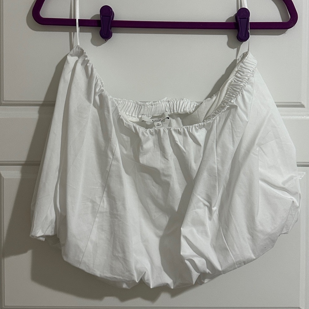 Khy Poplin Bubble Mini Skirt